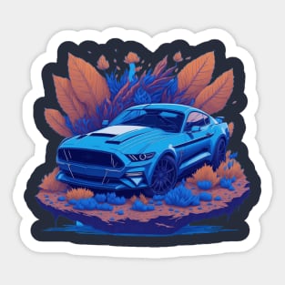 Muscle stock car Sticker